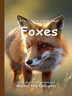 cover image of It's Time to Learn about Foxes